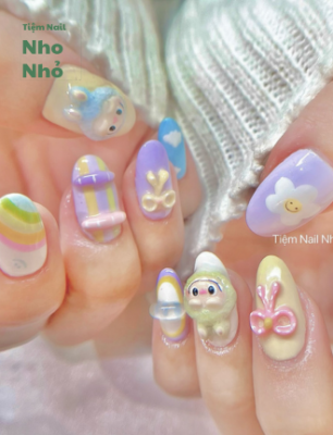 Tiệm Nail Nho Nho 30 mau nail dep quan 7 tiemnailnhonho 10